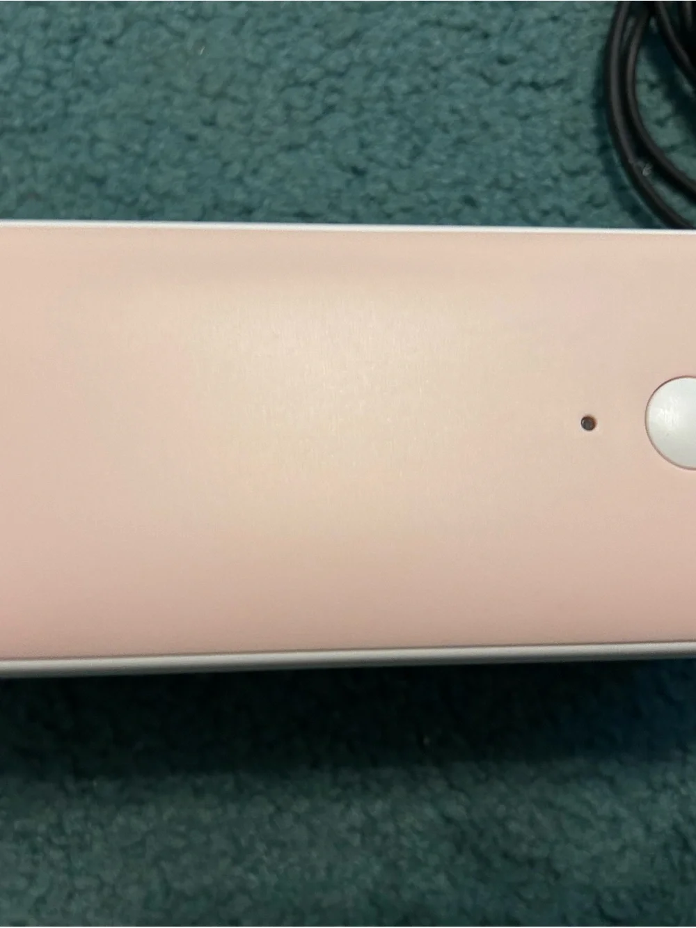 Compact Portable Label Printer - Pink and White